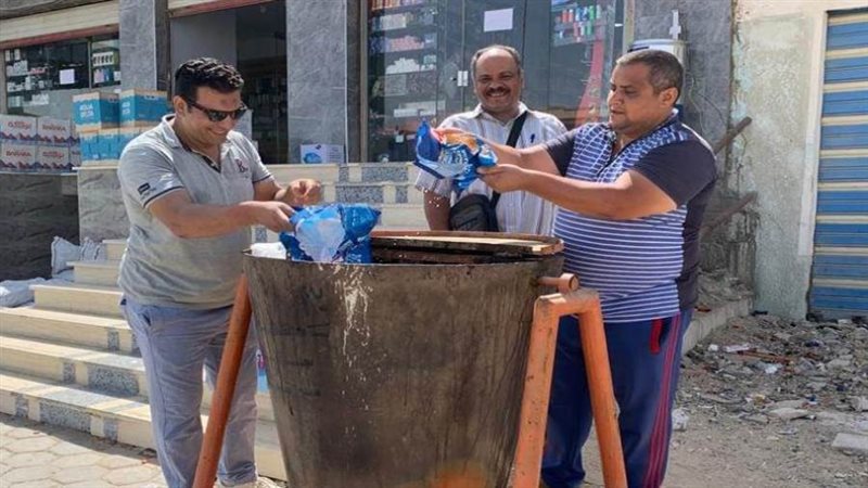 إعدام كمية من الأغذية