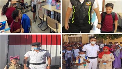 وزارة الداخلية تواصل اصطحاب أبناء الشهداء في أول أيام العام الدراسي