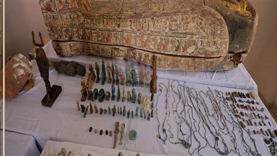 بالصور..  مغارة أثرية بحيازة دقهلاوي