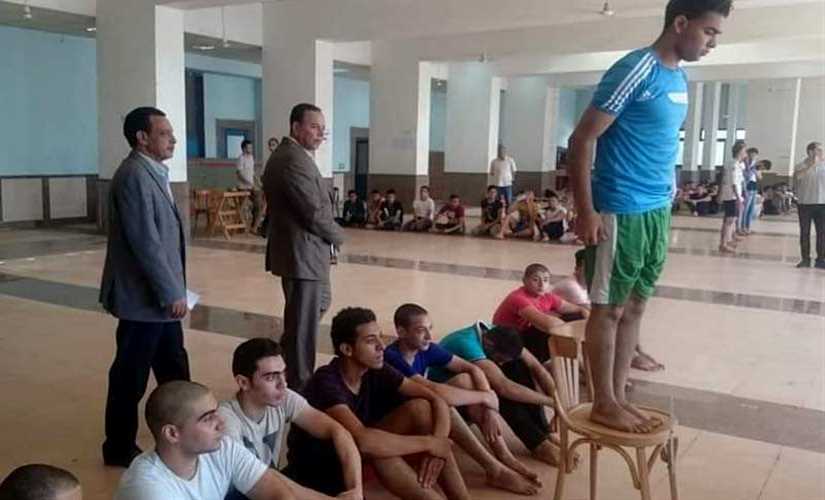 بوابة روز اليوسف اختبارات تربية رياضية شبين الكوم بحضور رئيس الجامعة