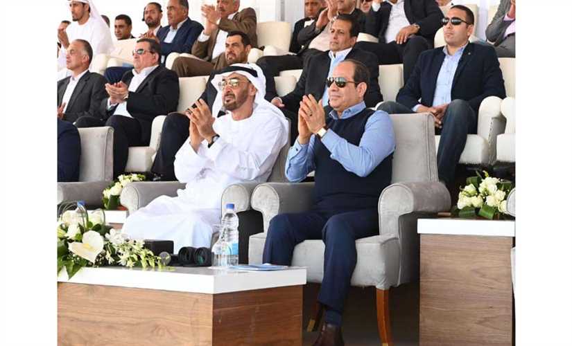 السيسي وولي عهد أبو ظبي يفتتحان مهرجان شرم الشيخ التراثي العربي