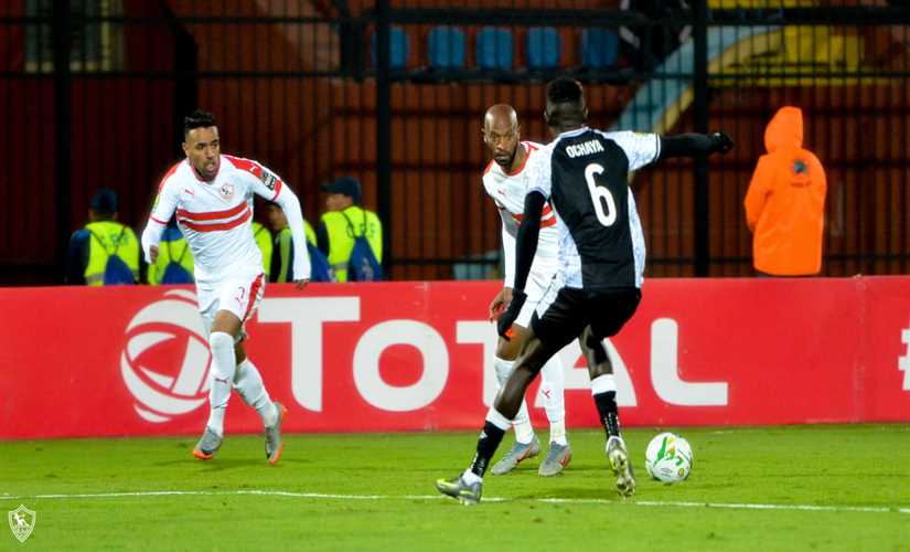 الزمالك يؤجل حسم بطاقة التأهل بعد التعادل السلبى أمام مازيمبى