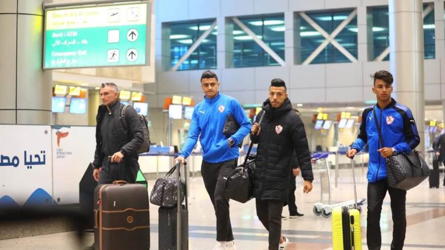 بعثة الزمالك في مطار القاهرة