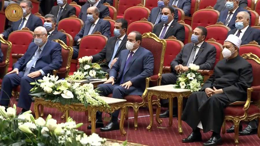 الرئيس السيسي يشهد احتفالية المولد النبوي الشريف