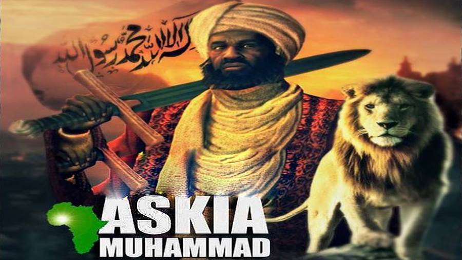 صورة تخيلية للسلطان أسكيا محمد