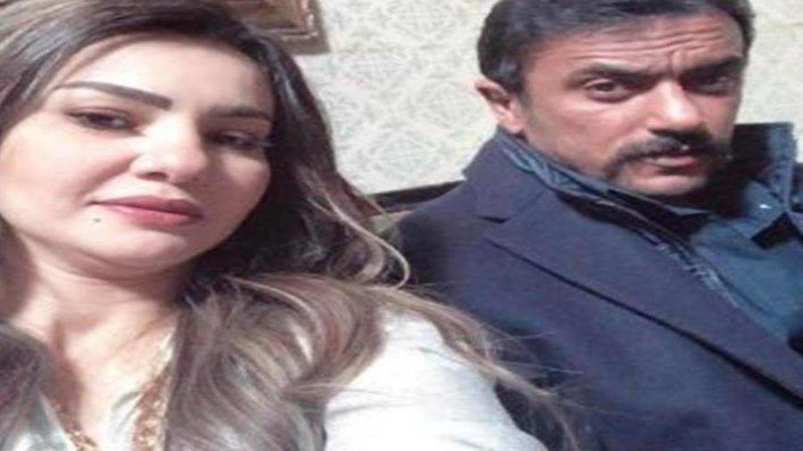 دينا فؤاد وأحمد العوضي في كواليس اللي ما لوش كبير