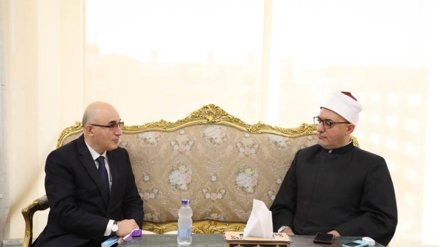 أمين البحوث الإسلامية يلتقي سفير أوزباكستان