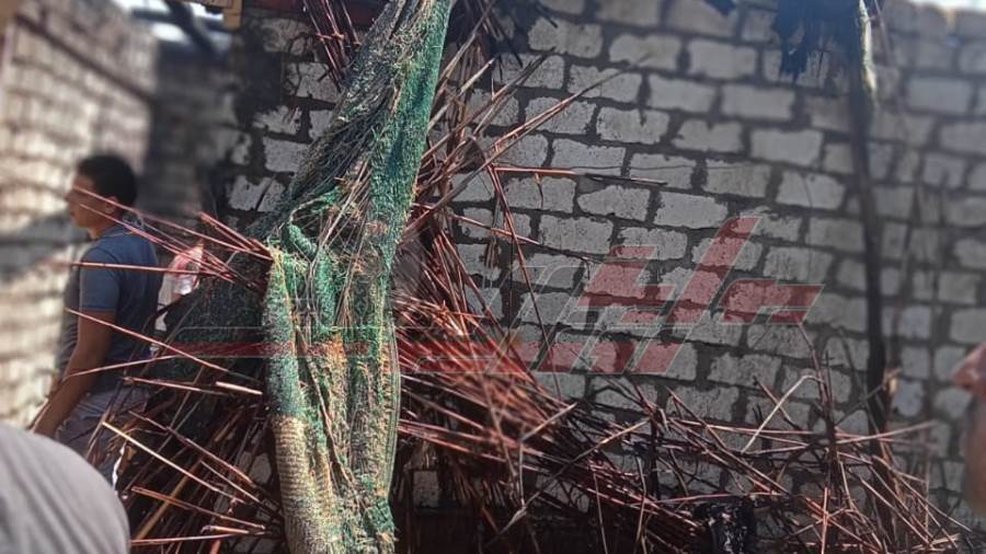 جانب من الحريق