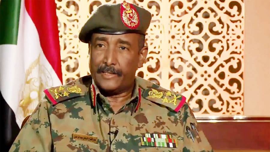 رئيس مجلس السيادة السوداني الفريق أول ركن عبد الفتاح البرهان