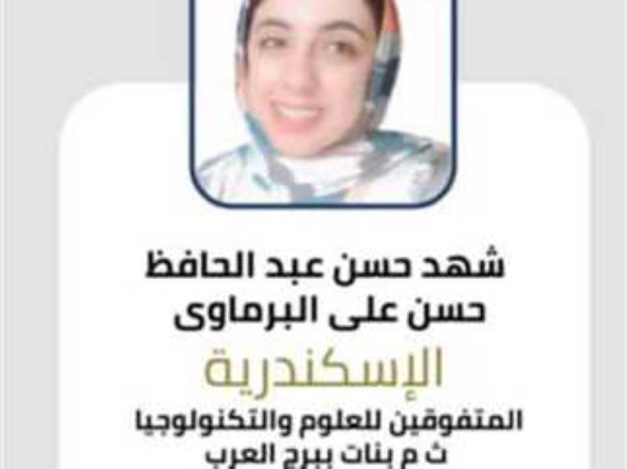 الطالبة شهد حسن عبد الحافظ