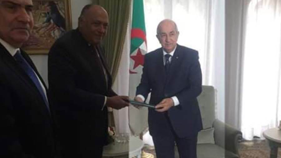 تبون وسامح شكري
