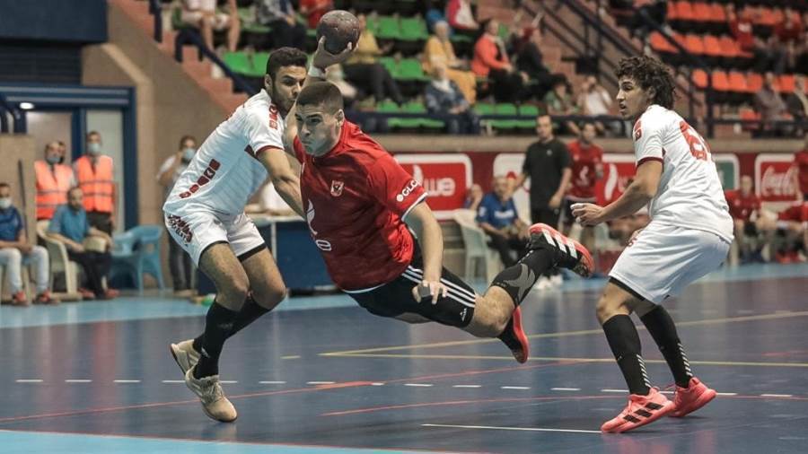 لقطه من مباراة قمه مرتبط اليد الاهلي والزمالك