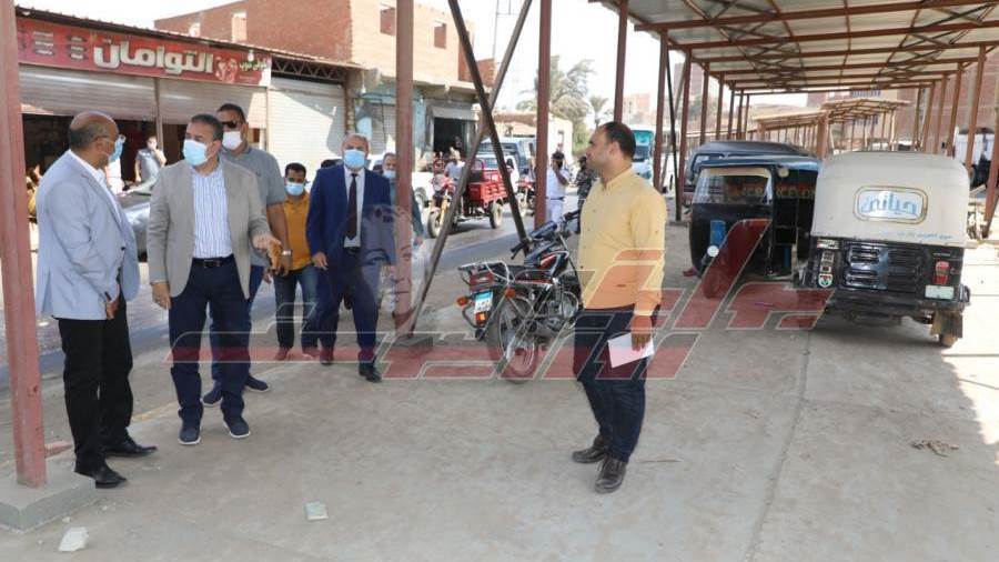 جولة محافظ المنوفية بالشهداأ