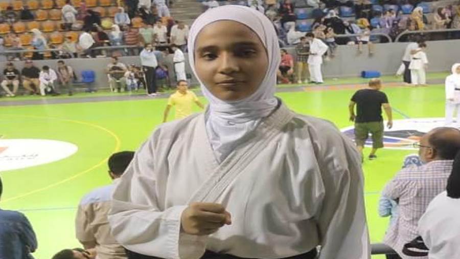 اللاعبة البطلة سلمى محمود محمد السيد محفوظ