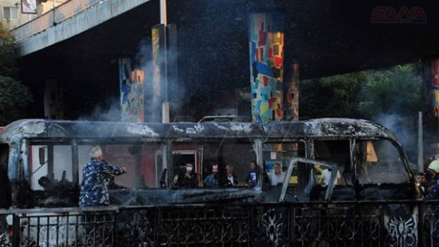 التفجير الإرهابي بدمشق