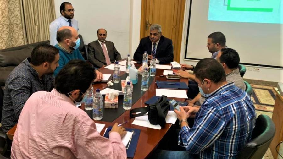 اثناء إنعقاد الدورة التدريبية لصندوق تنمية الصادرات