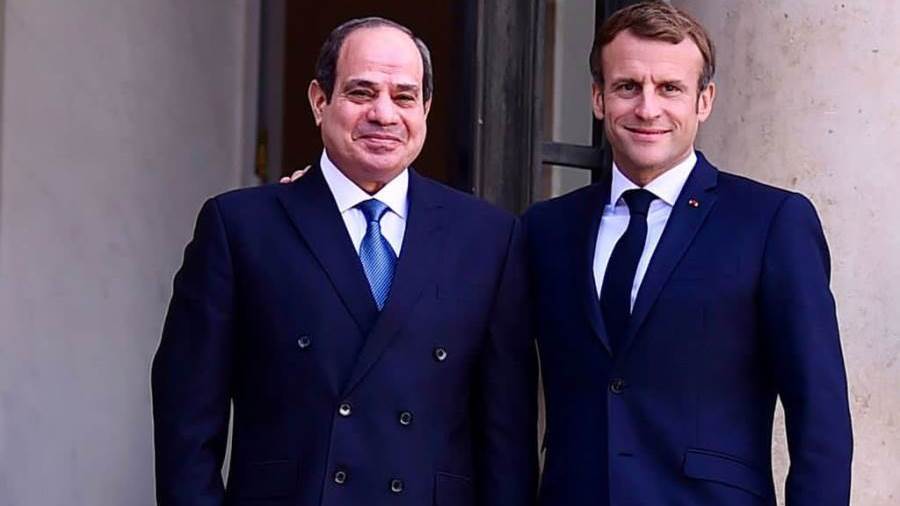 الرئيس السيسي فى مؤتمر باريس الدولي بشأن ليبيا