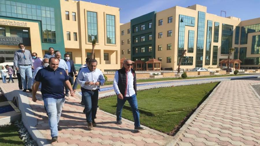 متابعة المشروعات السكنية والخدمية بمدينة أسيوط الجديدة