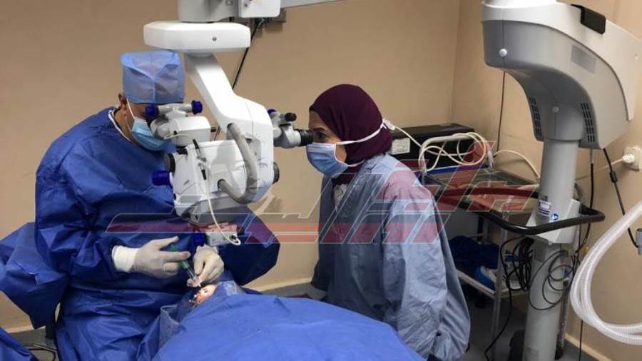 أحدث جهاز لجراحات العيون بمستشفيات جامعة المنوفية