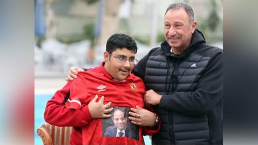 الخطيب واحمد طارق بطل ذوي الهمم