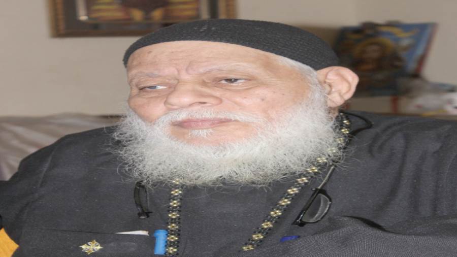 القس سمعان إبراهيم - تصوير محمد الوكيل