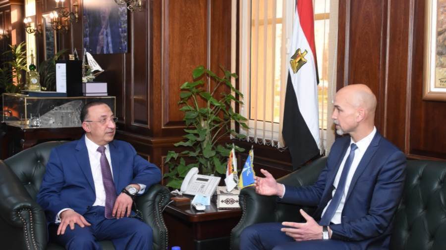 محافظ الإسكندرية يلتقي قنصل عام فرنسا