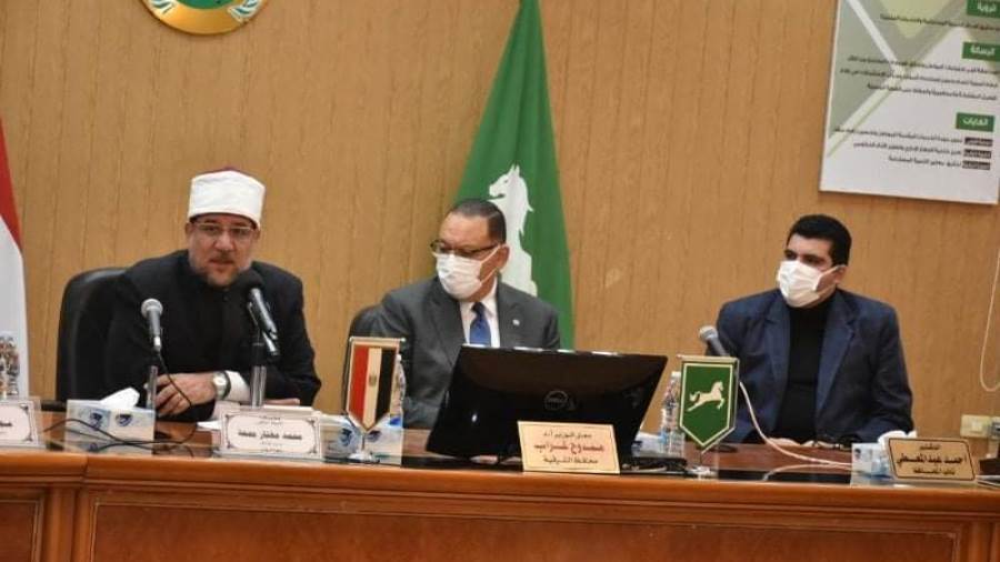 وزير الأوقاف ومحافظ الشرقية