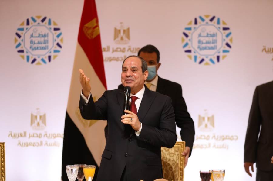 الرئيس السيسي في حفل إفطار الأسرة المصرية