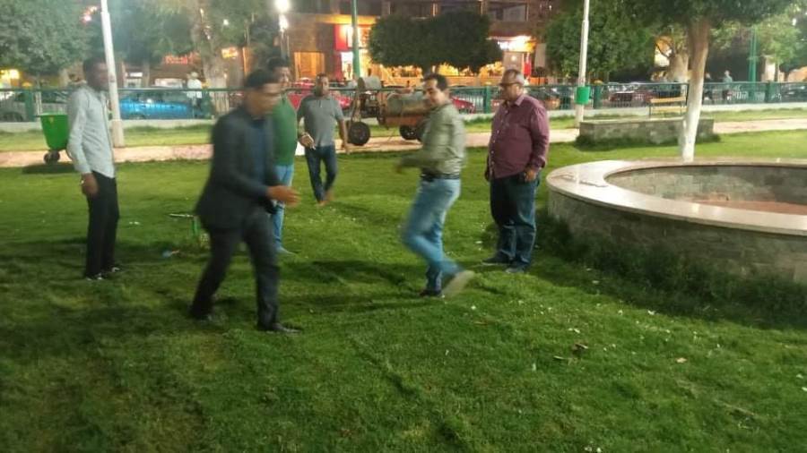 حملات مكثفه لنظافة كورنيش النيل بالمنيا