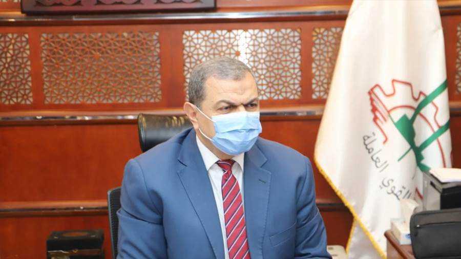 وزير القوى العاملة محمد سعفان