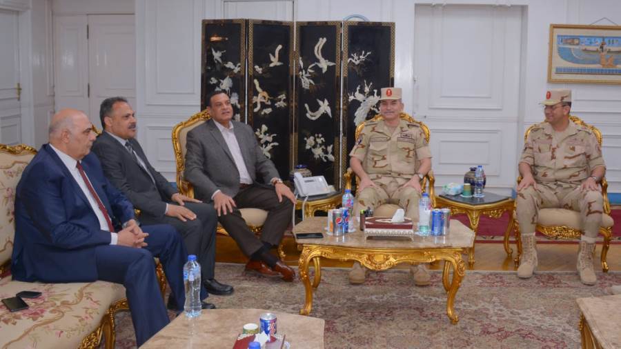 محافظ البحيرة يستقبل قائد المنطقة الشمالية العسكرية