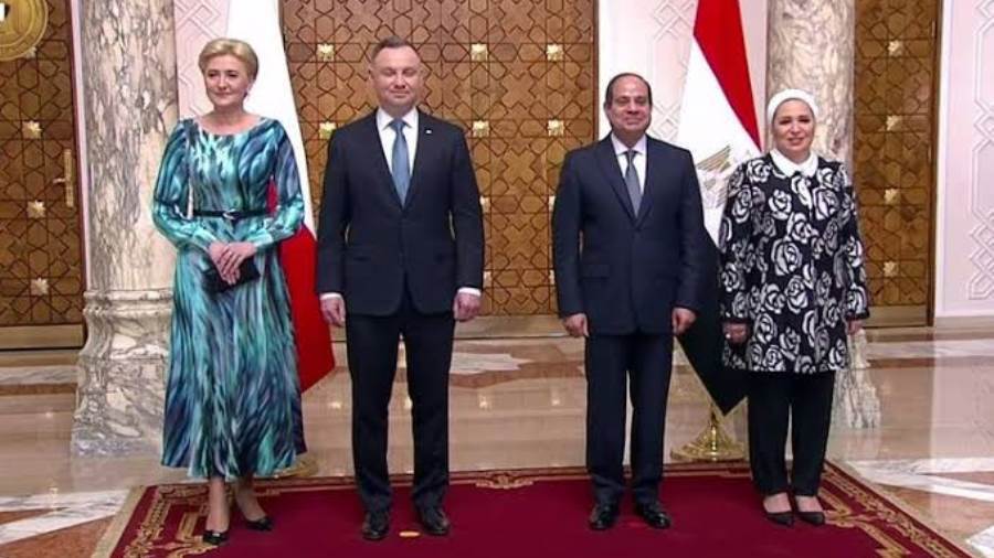 الرئيس السيسي ونظيره البولندي