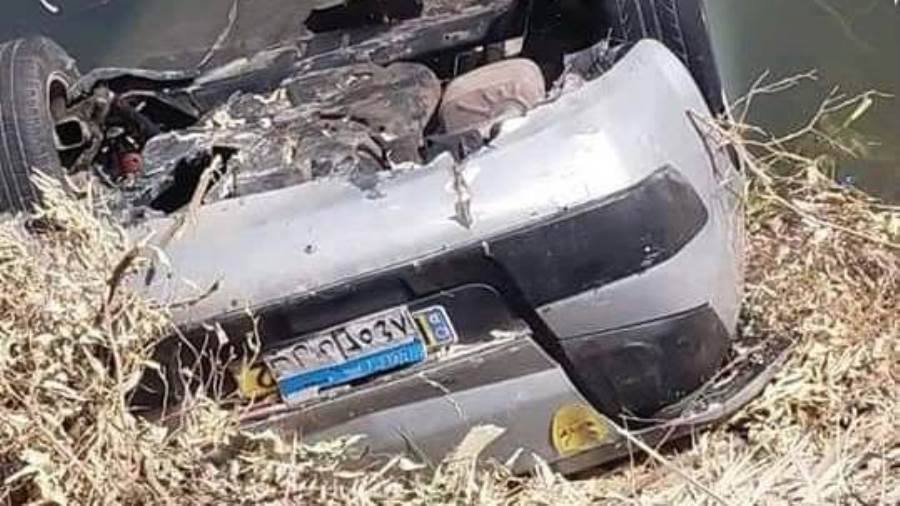 سقوط سيارة بالرياح التوفيقى