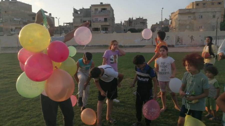 مبادرة العيد أحلى بمراكز الشباب في شمال سيناء