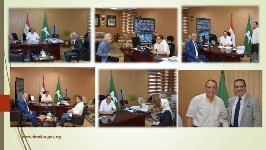 محافظ الشرقية مع النواب