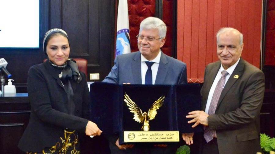 خلال الفعاليات في حزب مستقبل وطن