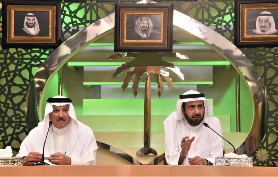 الدكتور توفيق بن فوزان الربيعة وسفير خادم الحرمين الشريفين لدى القاهرة