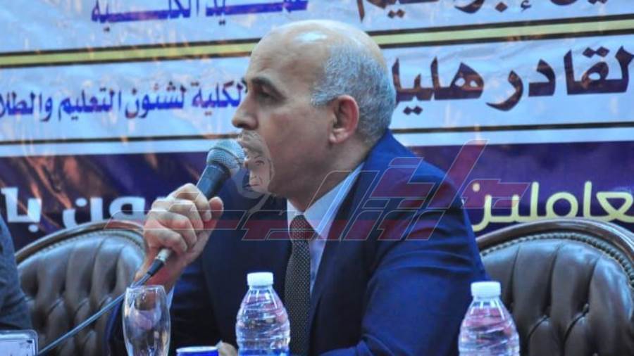 الدكتور إسماعيل القن عميد كلية الطب البيطري