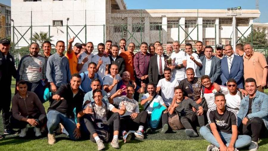 فريق العاملين بجامعة بنى سويف