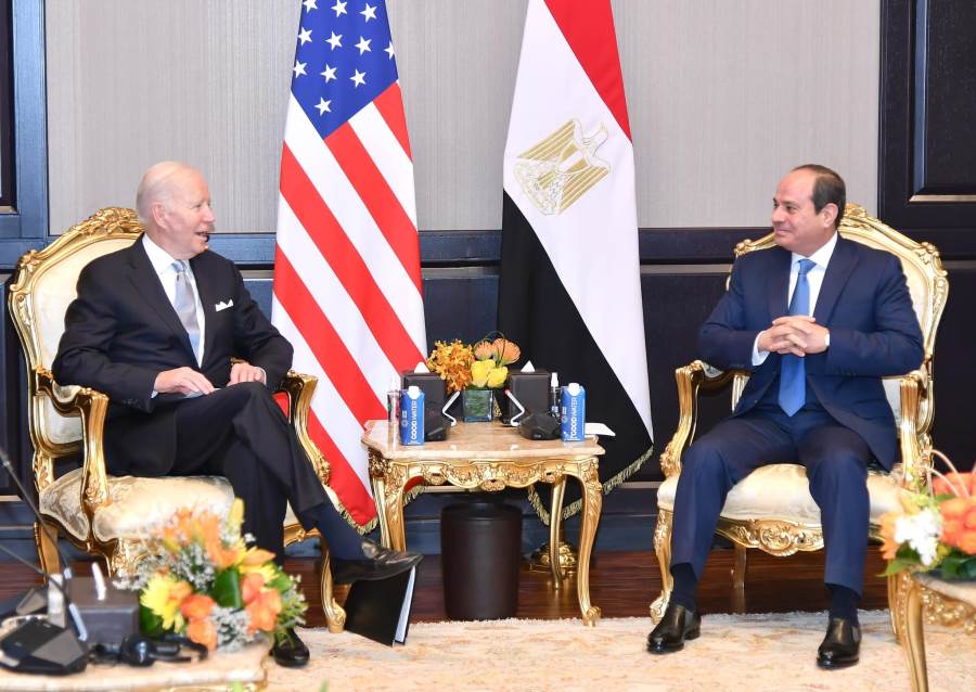 الرئيس السيسي والرئيس الأمريكي