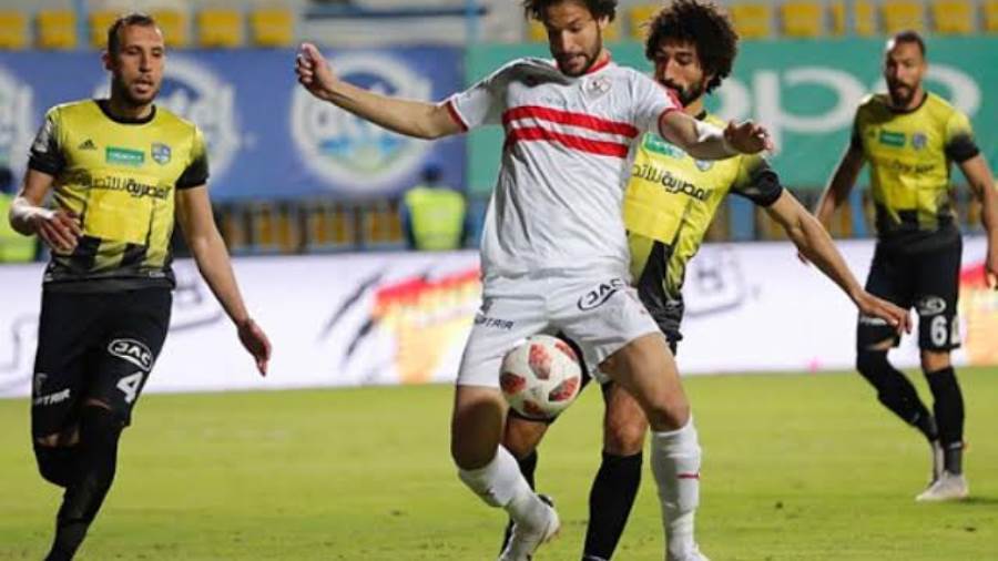 الزمالك ضد المقاولون العرب