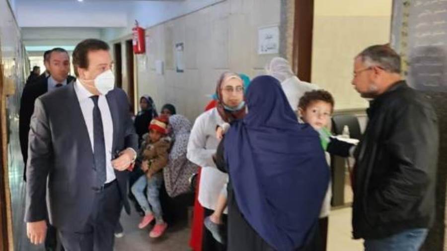 وزير الصحة في مستشفى القاهرة الفاطمية