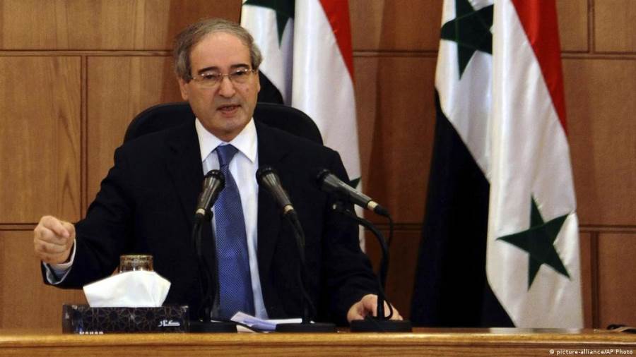 وزير الخارجية والمغتربين السوري الدكتور فيصل المقداد