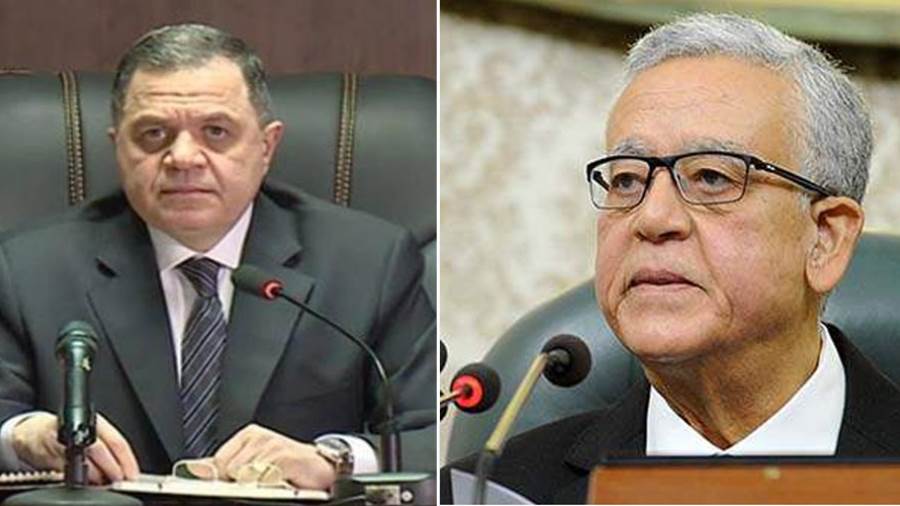 وزير الداخلية يهنئ رئيسي مجلسي النواب