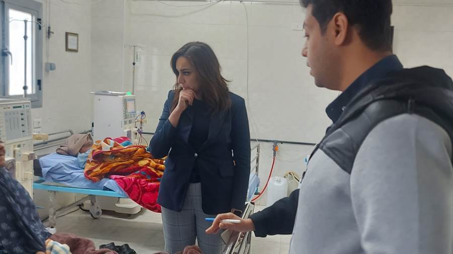 نائب محافظ البحيرة تتفقد وحدة فريد عطية للغسيل الكلوي