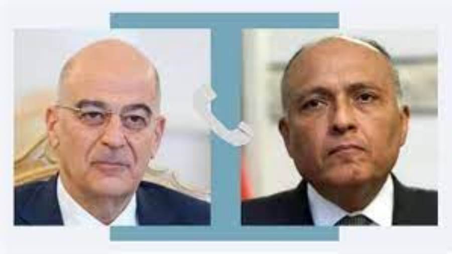 وزيرا خارجيتا مصر واليونان