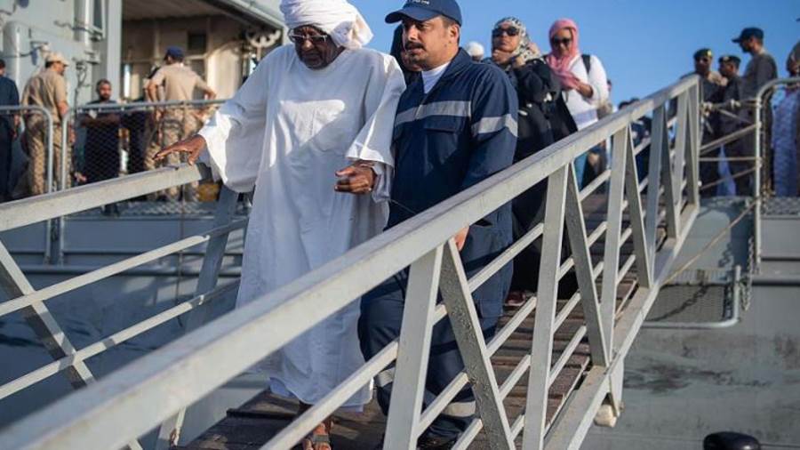 عمليات إجلاء السودانيين