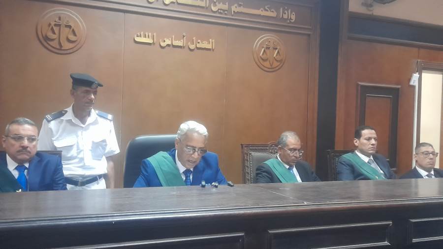 هيئة المحكمة الدائرة الثالثة جنايات بنها