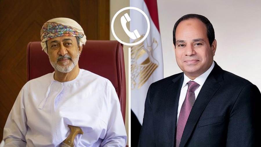 الرئيس السيسي والسلطان هيثم