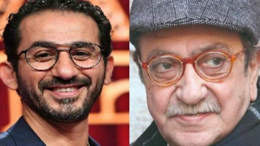 دريد لحام وأحمد حلمي المكرمين في المهرجان
